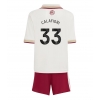 Camisa de Futebol Arsenal Riccardo Calafiori #33 Equipamento Alternativo Infantil 2025-26 Manga Curta (+ Calças curtas) Camisa de Futebol Arsenal Riccardo Calafiori #33 Equipamento Alternativo Infantil 2025-26 Manga Curta (+ Calças curtas)